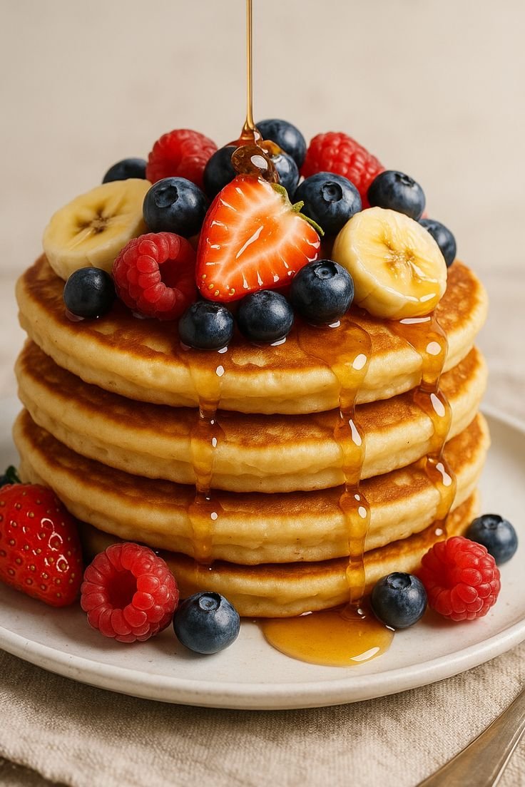 پان کێک بە میوە